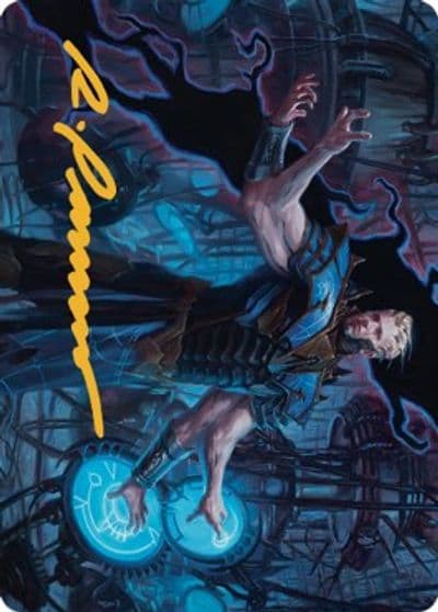 Ertai Resurrected Art Card Gold Stamped Signature Art Series: Dominaria United Magic card