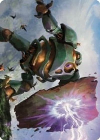 Walking Bulwark Art Card Art Series: Dominaria United Magic card