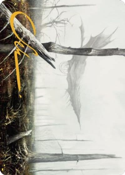 Swamp Art Card Gold Stamped Signature Art Series: Dominaria United Magic card