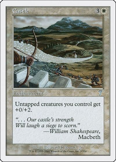 Castle 7th Edition Magic card
