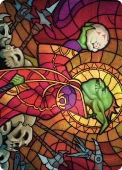 Squee Dubious Monarch Art Card Art Series: Dominaria United Magic card