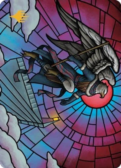 Balmor Battlemage Captain Art Card 69 81 Gold Stamped Signature Art Series: Dominaria United Magic card