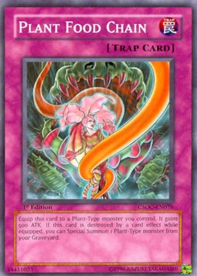 Plant Food Chain Crossroads of Chaos Yu-Gi-Oh! card