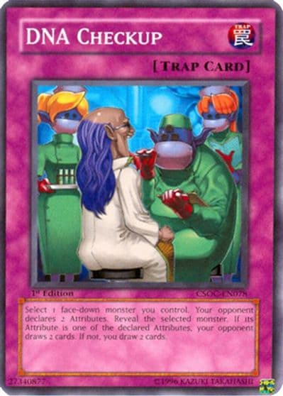 DNA Checkup Crossroads of Chaos Yu-Gi-Oh! card