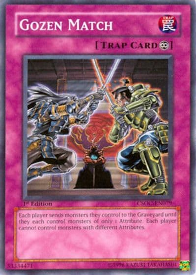 Gozen Match Crossroads of Chaos Yu-Gi-Oh! card