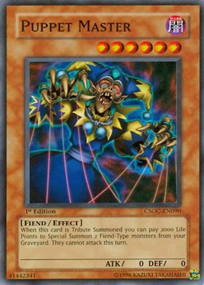 Puppet Master Crossroads of Chaos Yu-Gi-Oh! card