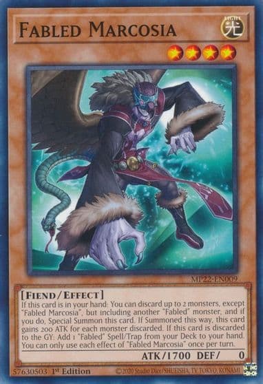 Fabled Marcosia 2022 Tin of the Pharaoh's Gods Yu-Gi-Oh! card