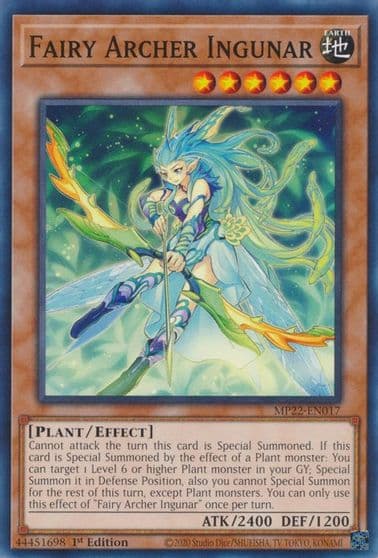 Fairy Archer Ingunar 2022 Tin of the Pharaoh's Gods Yu-Gi-Oh! card