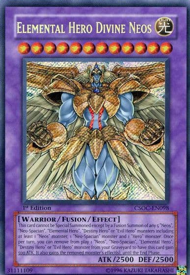 Elemental Hero Divine Neos Crossroads of Chaos Yu-Gi-Oh! card