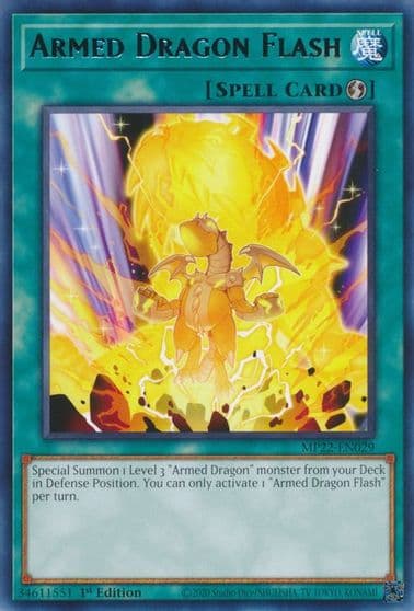 Armed Dragon Flash 2022 Tin of the Pharaoh's Gods Yu-Gi-Oh! card