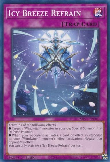 Icy Breeze Refrain 2022 Tin of the Pharaoh's Gods Yu-Gi-Oh! card