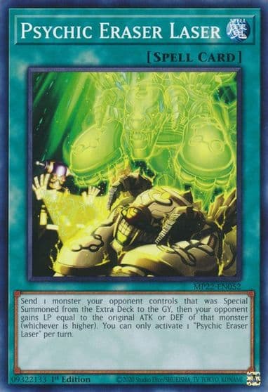 Psychic Eraser Laser 2022 Tin of the Pharaoh's Gods Yu-Gi-Oh! card