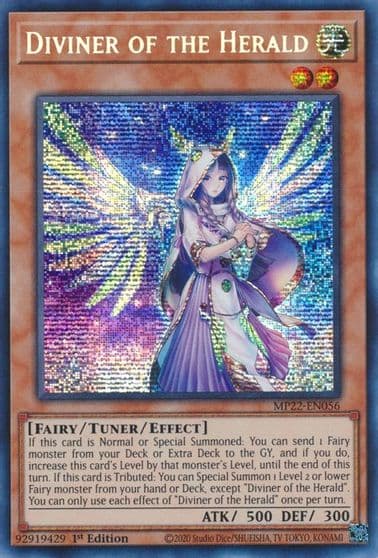 Diviner of the Herald 2022 Tin of the Pharaoh's Gods Yu-Gi-Oh! card