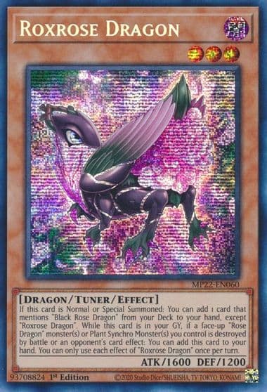 Roxrose Dragon 2022 Tin of the Pharaoh's Gods Yu-Gi-Oh! card