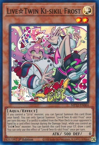 Live Twin Ki sikil Frost 2022 Tin of the Pharaoh's Gods Yu-Gi-Oh! card