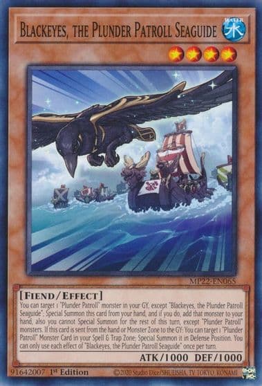 Blackeyes the Plunder Patroll Seaguide 2022 Tin of the Pharaoh's Gods Yu-Gi-Oh! card