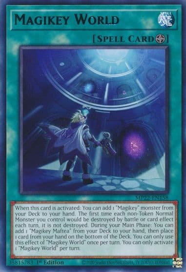 Magikey World 2022 Tin of the Pharaoh's Gods Yu-Gi-Oh! card