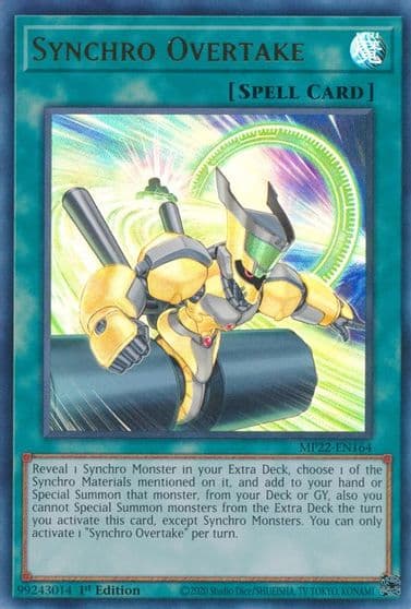 Synchro Overtake 2022 Tin of the Pharaoh's Gods Yu-Gi-Oh! card