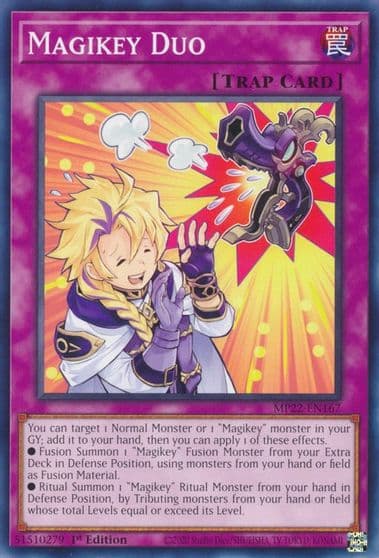 Magikey Duo 2022 Tin of the Pharaoh's Gods Yu-Gi-Oh! card