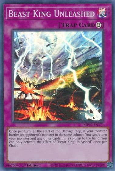 Beast King Unleashed 2022 Tin of the Pharaoh's Gods Yu-Gi-Oh! card