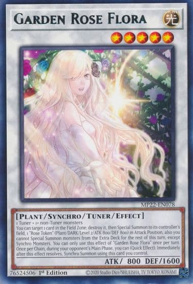 Garden Rose Flora 2022 Tin of the Pharaoh's Gods Yu-Gi-Oh! card