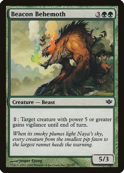 Beacon Behemoth Conflux Magic card