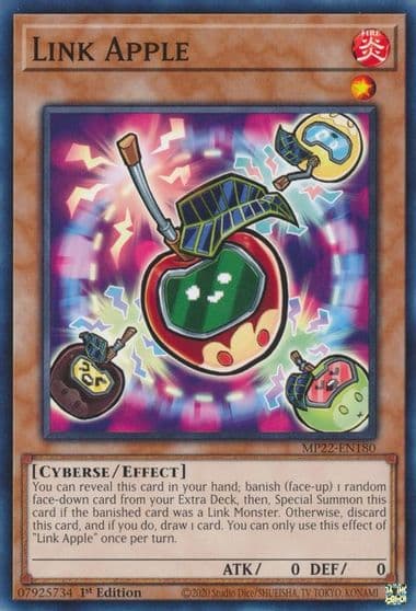 Link Apple 2022 Tin of the Pharaoh's Gods Yu-Gi-Oh! card