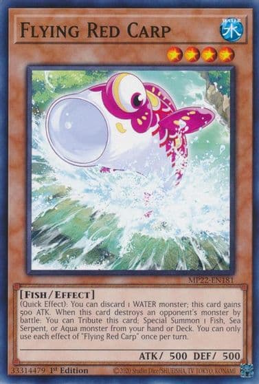 Flying Red Carp 2022 Tin of the Pharaoh's Gods Yu-Gi-Oh! card