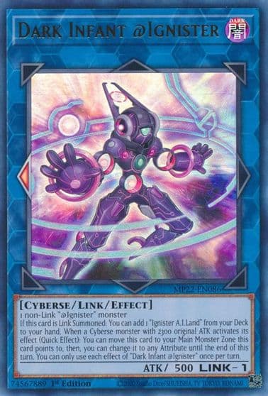 Dark Infant Ignister 2022 Tin of the Pharaoh's Gods Yu-Gi-Oh! card
