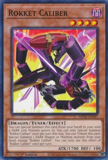 Rokket Caliber 2022 Tin of the Pharaoh's Gods Yu-Gi-Oh! card