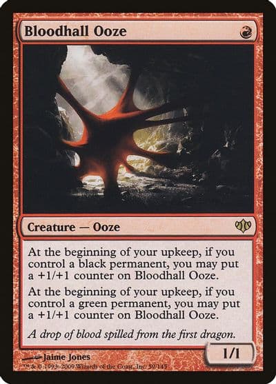 Bloodhall Ooze Conflux Magic card