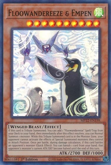 Floowandereeze and Empen 2022 Tin of the Pharaoh's Gods Yu-Gi-Oh! card