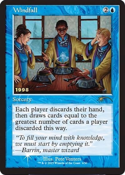 Windfall 30th Anniversary Promos Magic card