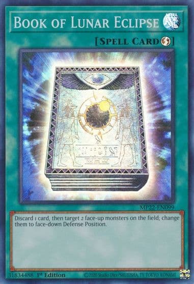 Book of Lunar Eclipse 2022 Tin of the Pharaoh's Gods Yu-Gi-Oh! card