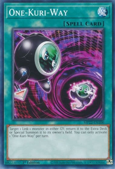 One Kuri Way 2022 Tin of the Pharaoh's Gods Yu-Gi-Oh! card
