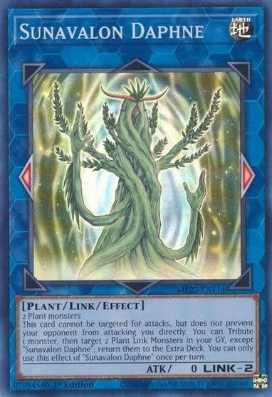 Sunavalon Daphne 2022 Tin of the Pharaoh's Gods Yu-Gi-Oh! card