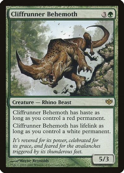 Cliffrunner Behemoth Conflux Magic card