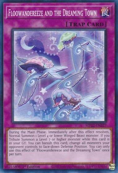 Floowandereeze and the Dreaming Town 2022 Tin of the Pharaoh's Gods Yu-Gi-Oh! card