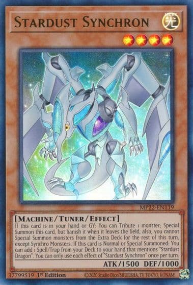 Stardust Synchron 2022 Tin of the Pharaoh's Gods Yu-Gi-Oh! card