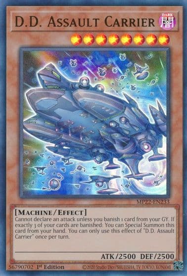 DD Assault Carrier 2022 Tin of the Pharaoh's Gods Yu-Gi-Oh! card
