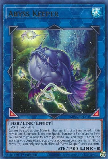 Abyss Keeper 2022 Tin of the Pharaoh's Gods Yu-Gi-Oh! card