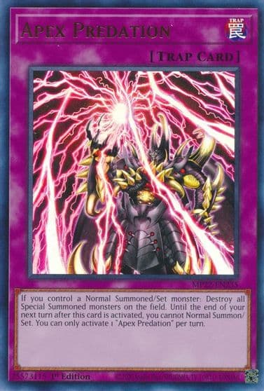 Apex Predation 2022 Tin of the Pharaoh's Gods Yu-Gi-Oh! card