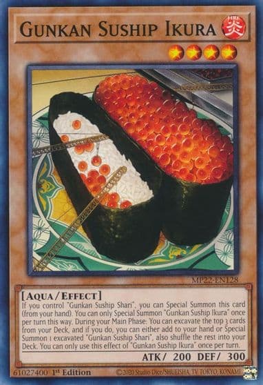 Gunkan Suship Ikura 2022 Tin of the Pharaoh's Gods Yu-Gi-Oh! card