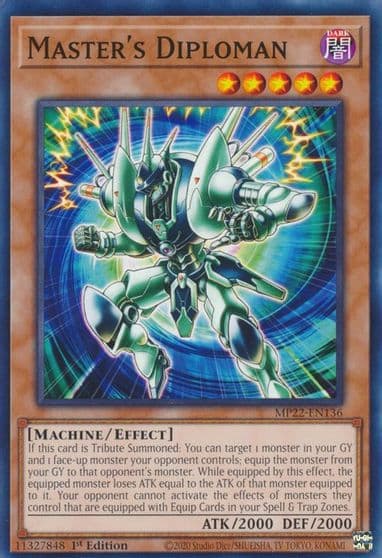 Masters Diploman 2022 Tin of the Pharaoh's Gods Yu-Gi-Oh! card