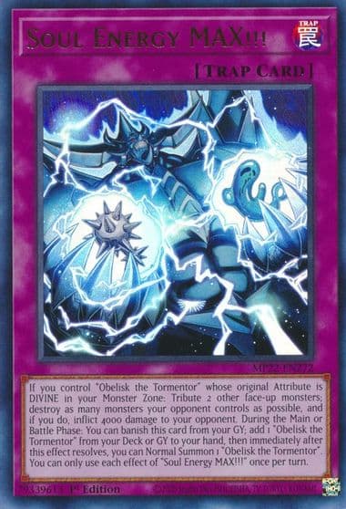 Soul Energy MAX 2022 Tin of the Pharaoh's Gods Yu-Gi-Oh! card