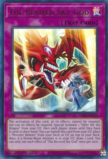The Revived Sky God 2022 Tin of the Pharaoh's Gods Yu-Gi-Oh! card