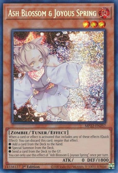 Ash Blossom and Joyous Spring 2022 Tin of the Pharaoh's Gods Yu-Gi-Oh! card