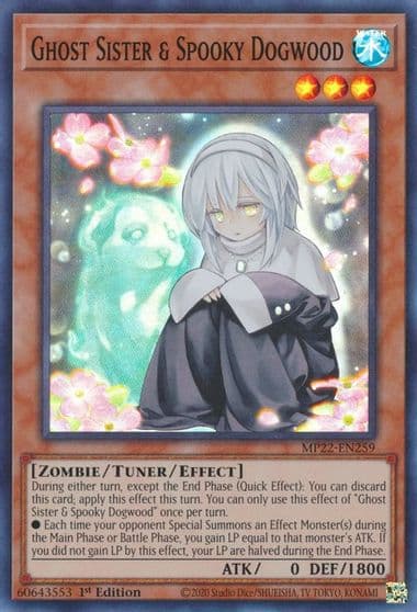 Ghost Sister and Spooky Dogwood 2022 Tin of the Pharaoh's Gods Yu-Gi-Oh! card
