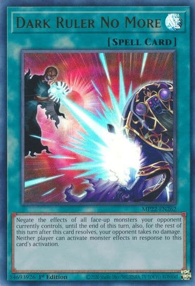 Dark Ruler No More 2022 Tin of the Pharaoh's Gods Yu-Gi-Oh! card