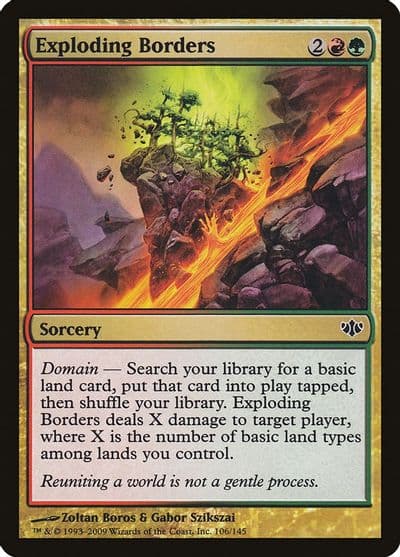 Exploding Borders Conflux Magic card